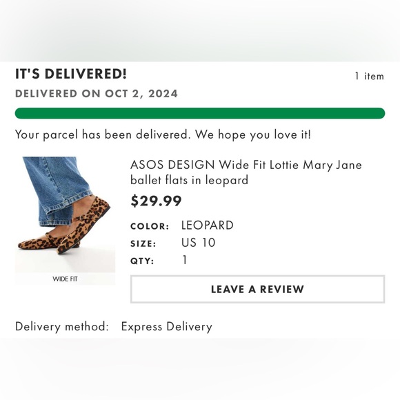 Leopard Print Mary Jane Flats - Picture 4 of 4